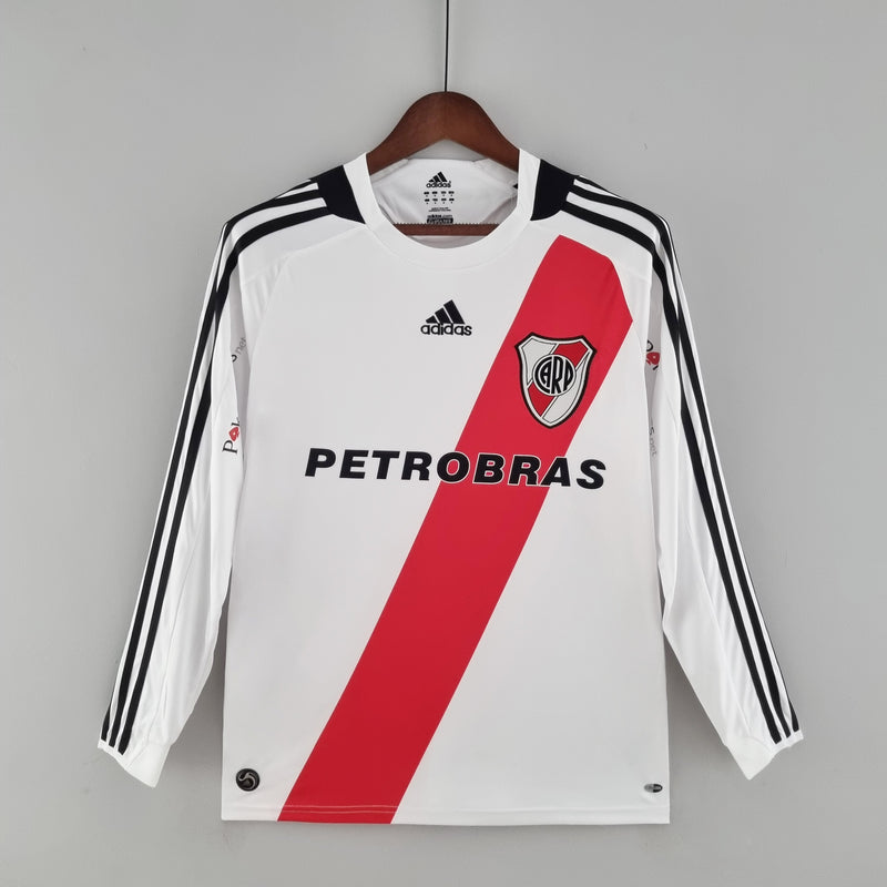 RIVER PLATE I 09/10 homem (RETRO) MANGA LONGA