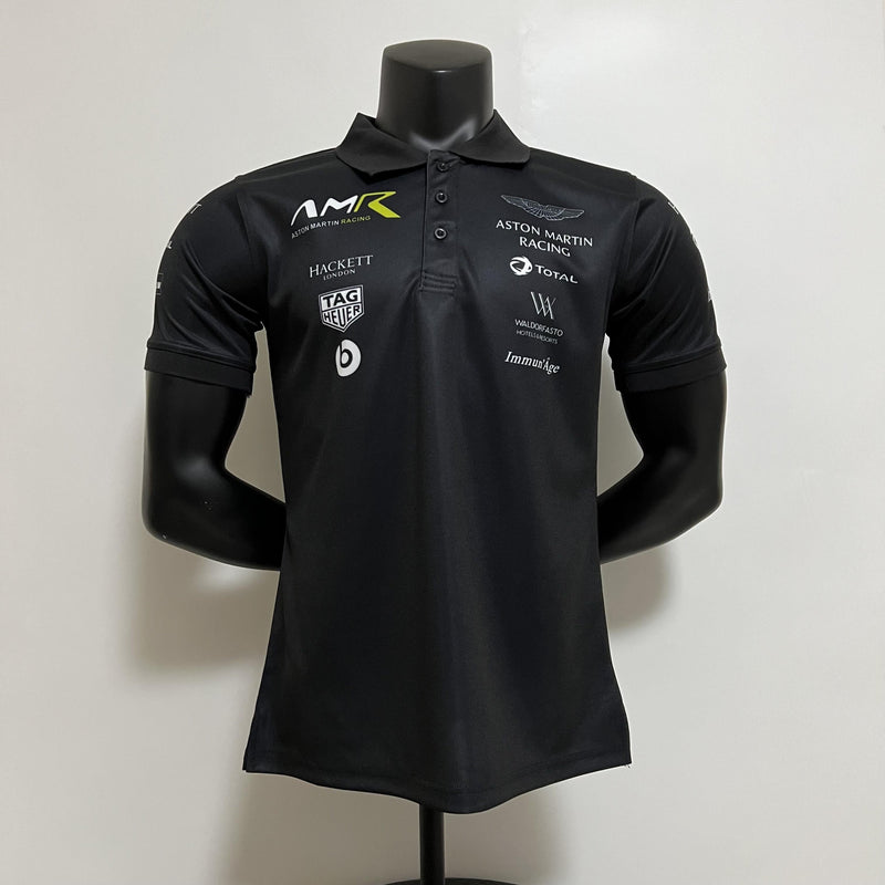 CAMISOLA F1 Aston Martin 2023 - Black POLO