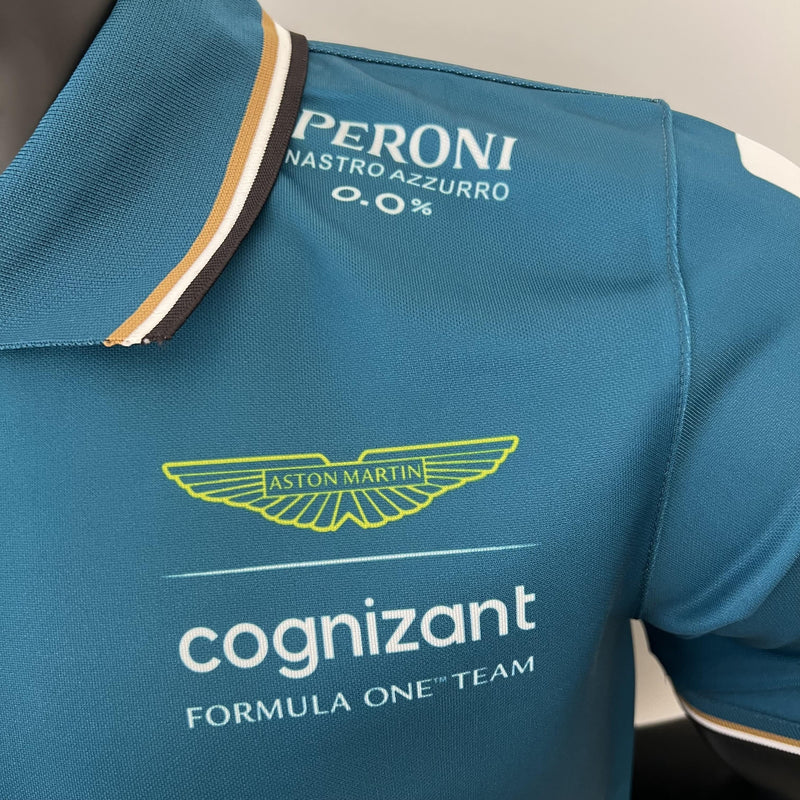 CAMISOLA F1 Aston Martin 2023 - #ALONSO - #14 - Green POLO